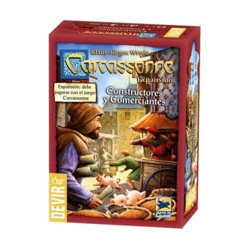 Expansion Juego de Mesa Carcassonne: Constructores y Comerciantes