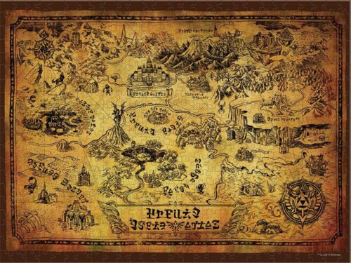 Rompecabezas The Legend of Zelda. Hyrule Map - Imagen 2